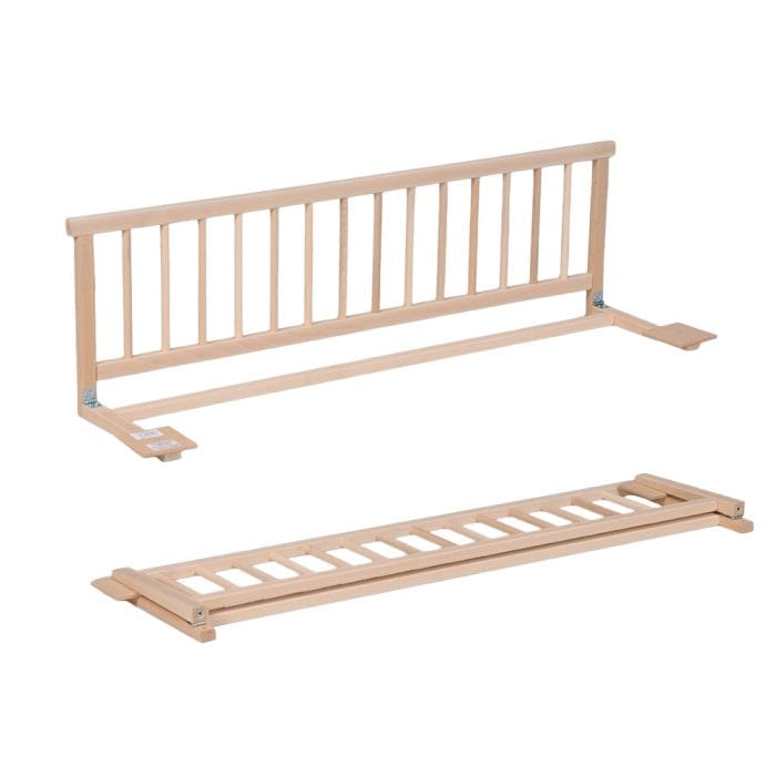 barrière amovible bois lit cabane 90x190