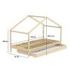 cabane lit 90x190 avec tiroir