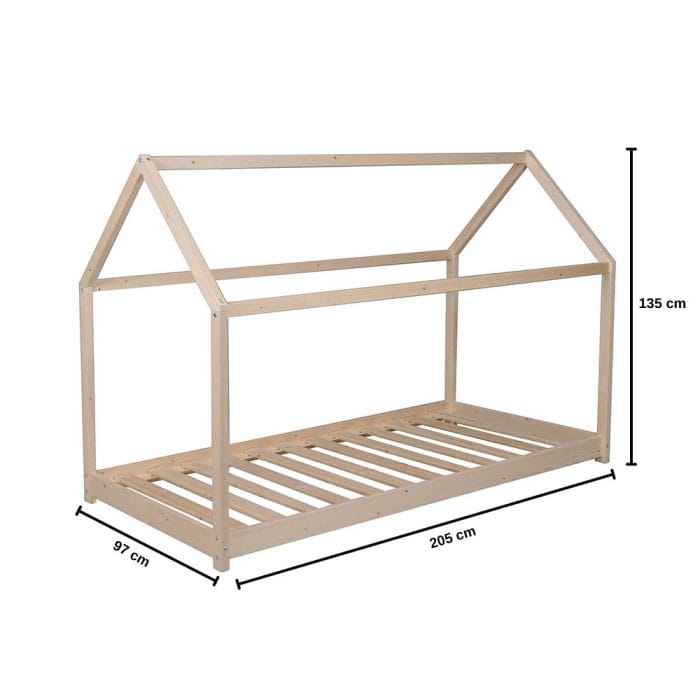 cabane lit enfant montessori 90x200