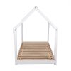 cabane lit montessori 90x200 blanc