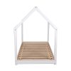 cabane lit montessori blanc 70x140