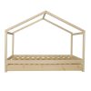 lit cabane enfant 90x190 avec tiroir