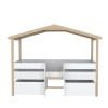 lit cabane enfant 90x200 avec tiroirs