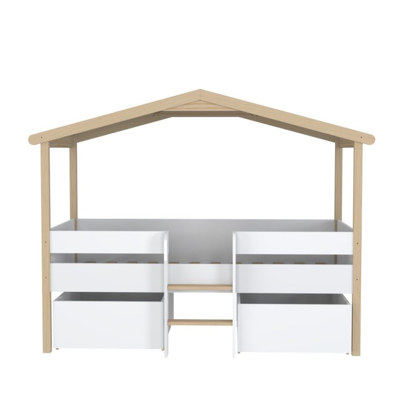 lit-cabane-enfant-90×200-avec-tiroirs lit cabane enfant 90x200 avec tiroirs
