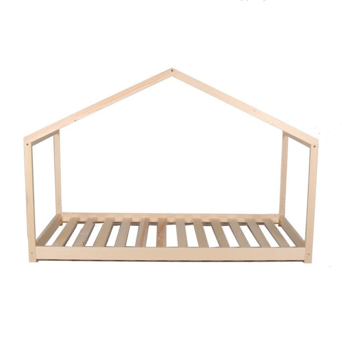 lit cabane enfant au sol 90x190