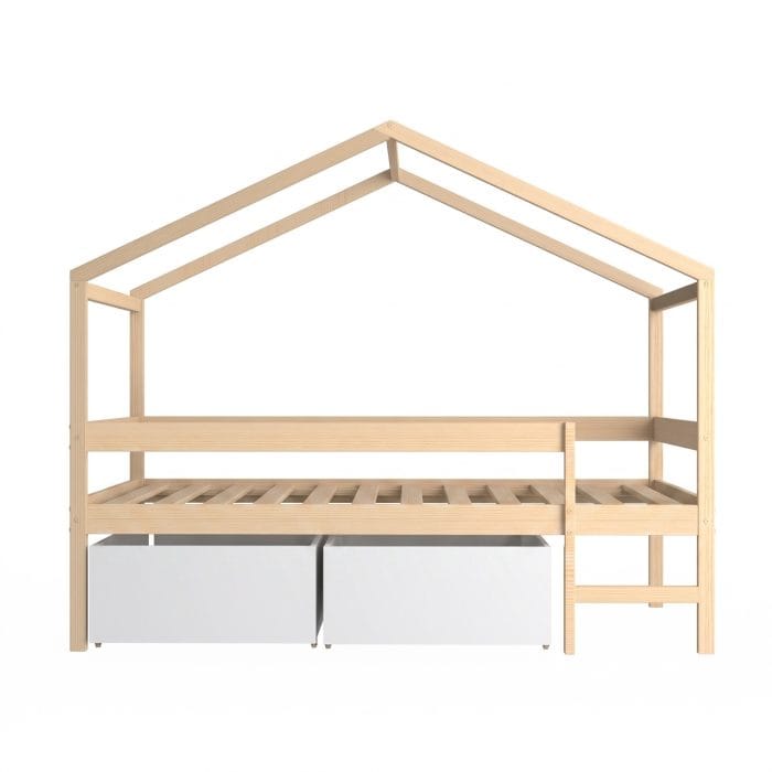 lit cabane enfant avec rangement 90x190
