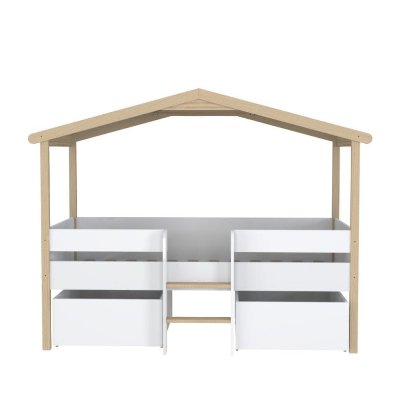 lit-cabane-enfant-mi-hauteur-avec-rangement lit cabane enfant mi-hauteur avec rangement