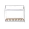 lit cabane enfant montessori blanc 70x140