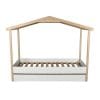 lit cabane enfant toit tissu 90x190