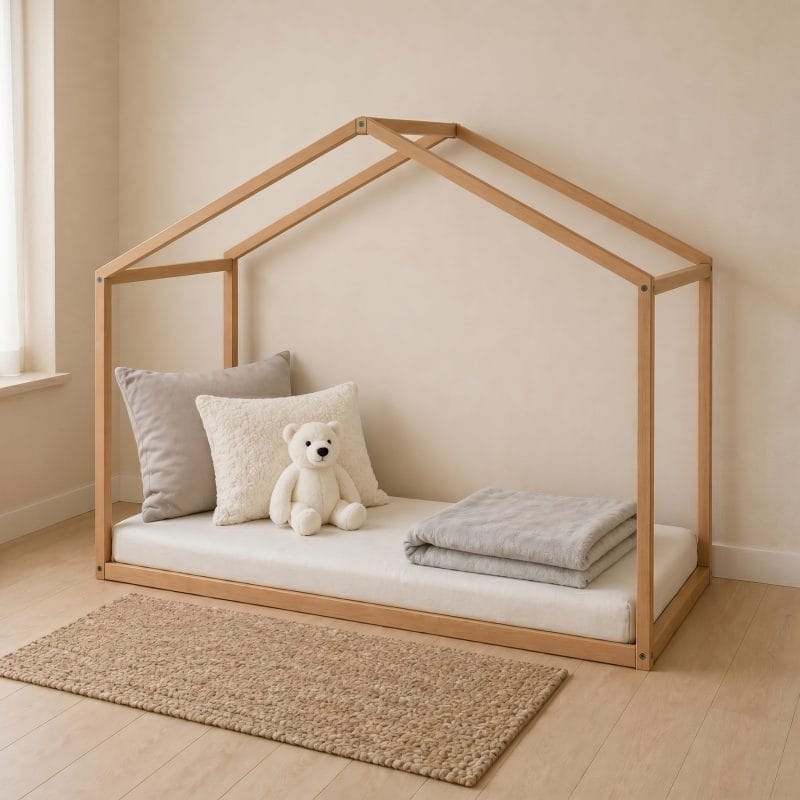 lit cabane simple 90x190