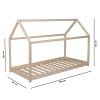 lit enfant cabane 90x190 avec barrière amovible