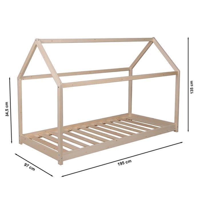 lit enfant cabane montessori 90x190